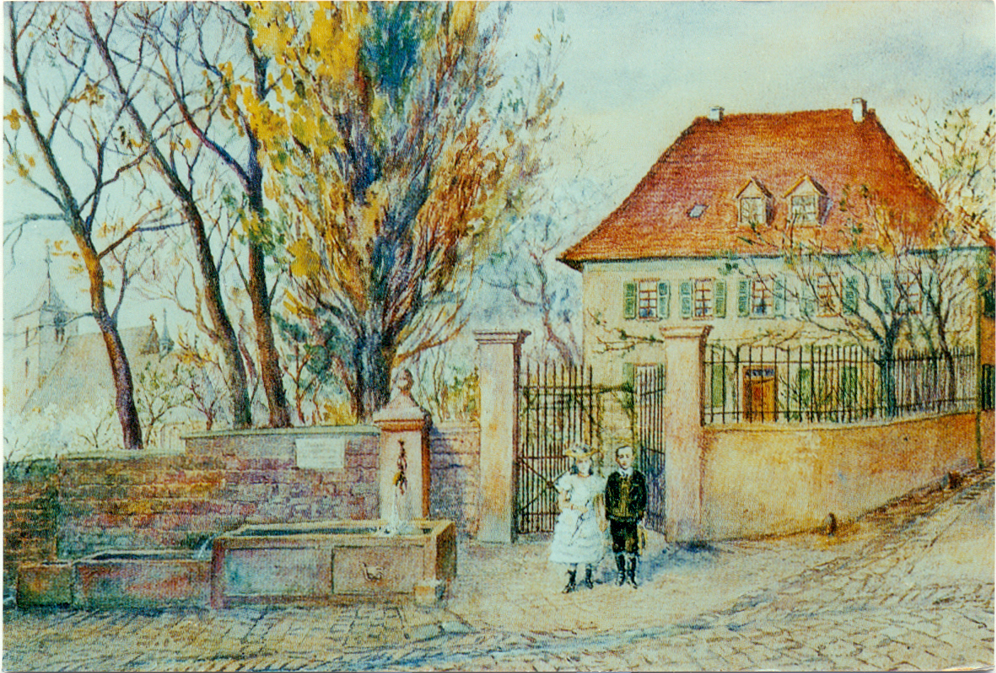 01 Aquarell Haus