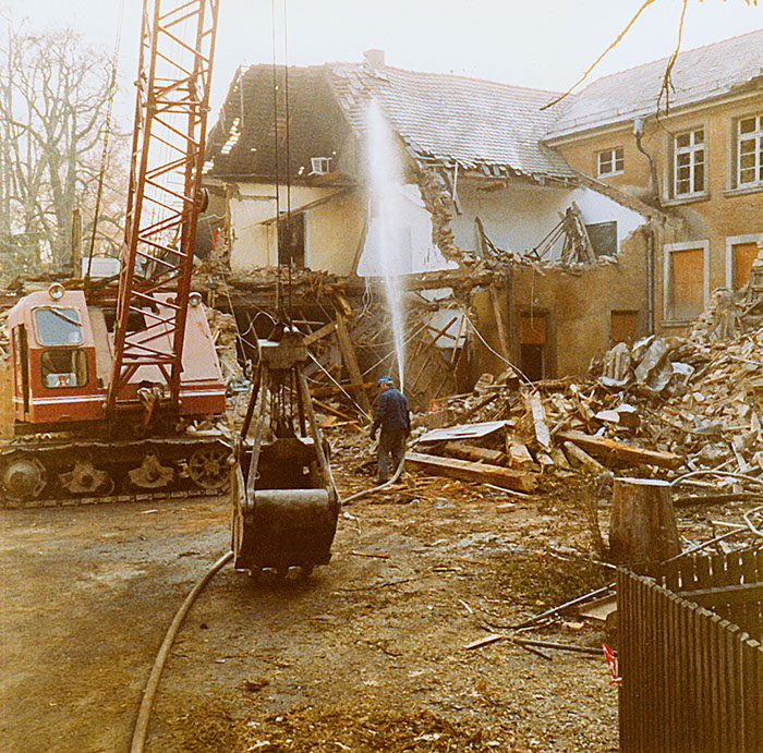 Abriss Orangerie 1983